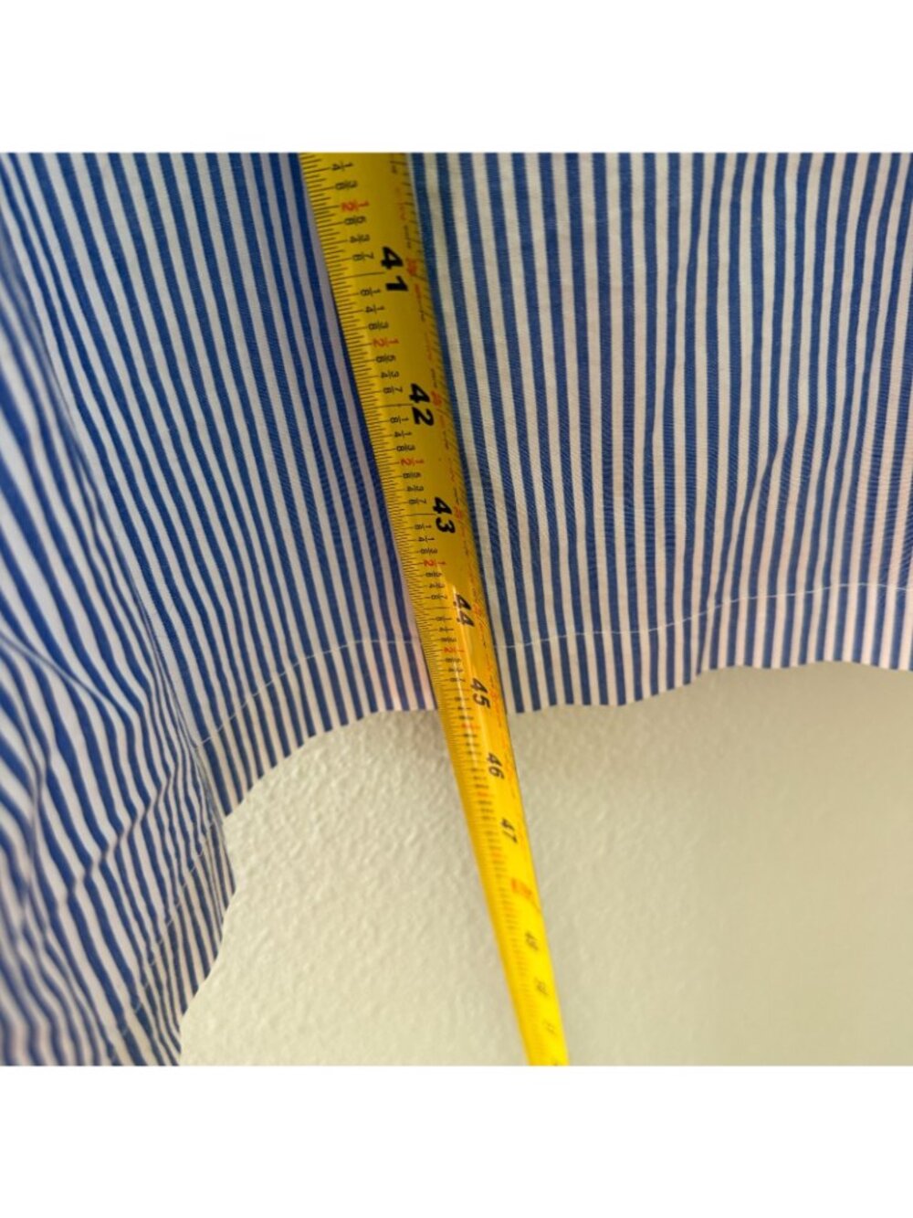 NWT J Crew Factory Sleeveless Blue White Stripe Midi Dress Womens 4 - Picture 6 of 7